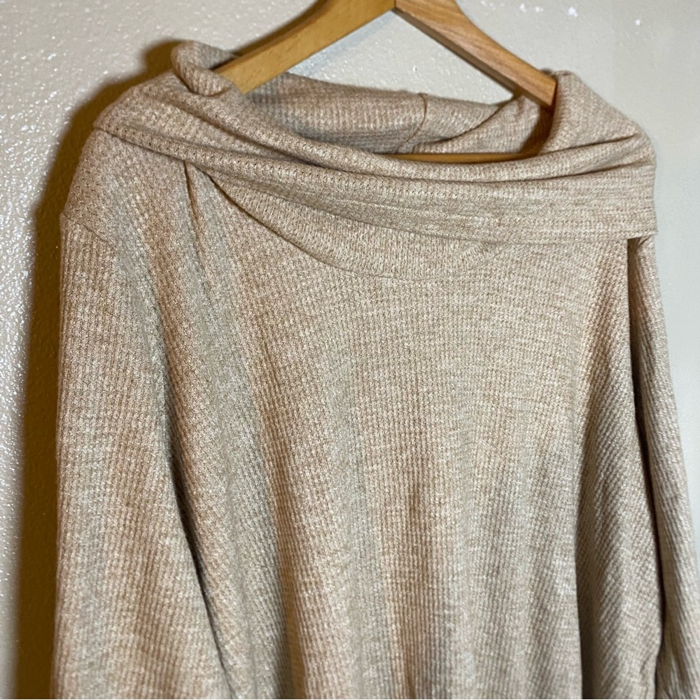 Soft Surroundings Women's Cream Cowl Neck Sweater size 3X - Picture 3 of 8